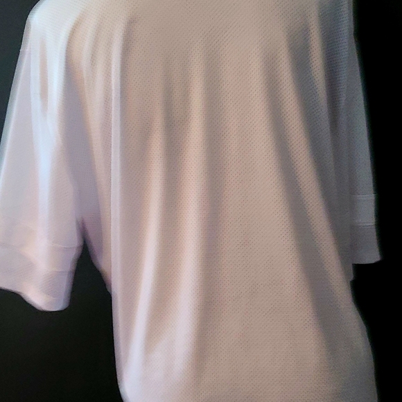 Bebe womens shirt size XL color White with Pink. Mesh back. - Picture 10 of 13